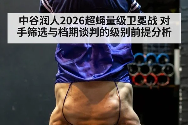 中谷润人2026超蝇量级卫冕战 对手筛选与档期谈判的级别前提分析